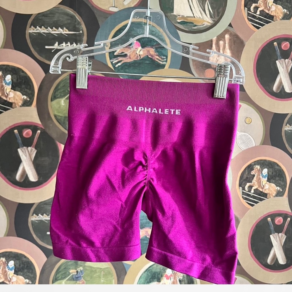 ALPHALETE pink shorts